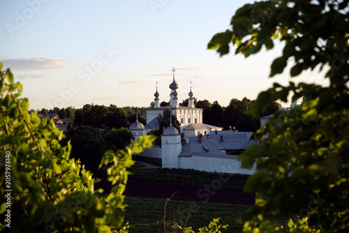 Suzdal, Vladimir Region. Cathedral of the Intercession of the Holy Virgin in the Pokrovsky Monastery. Orthodox Church, landmark.