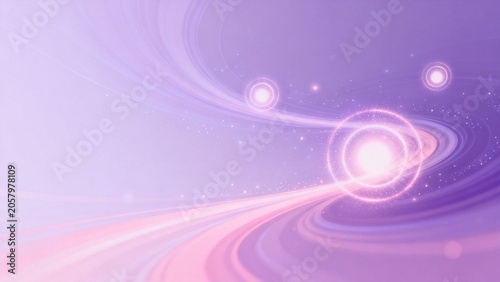 Abstract swirling light patterns