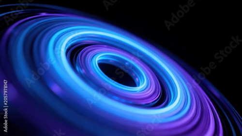 Abstract spiral light pattern
