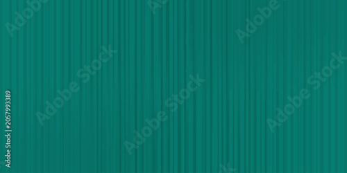 Fotografie Vertical lines pattern in teal coloration a repeating geometric design for backg