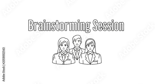 Business people in a meeting.
