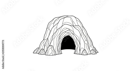 Igloo Ice Snow Shelter Structure.