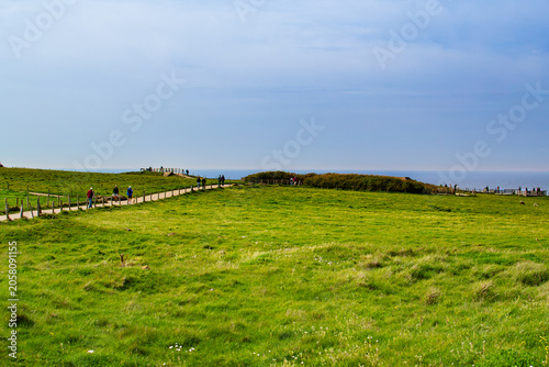 Obraz na plátne The shore of the English Channel, Cap Gris Nez, Pas-de-Calais, France