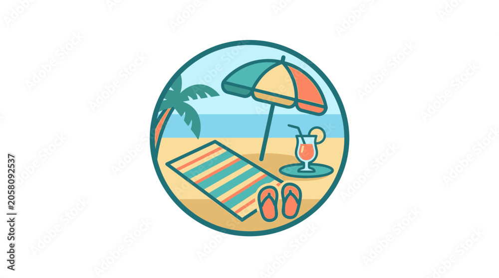 Fototapeta premium beach vacation, summer fun