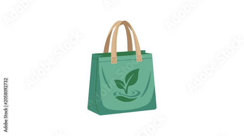 eco friendly green shopping bag