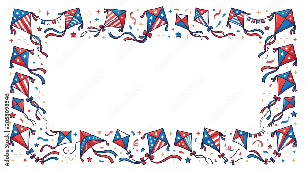 Obraz premium Colorful Birthday Party Bunting Flags.