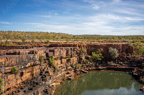 Only flowing during the wet eason or after very heavy rain the Bindoola falls remains dry for most of the year.