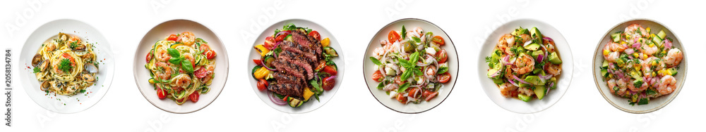 Fototapeta premium PNG Colorful, fresh, delicious, diverse, appetizing on transparent background