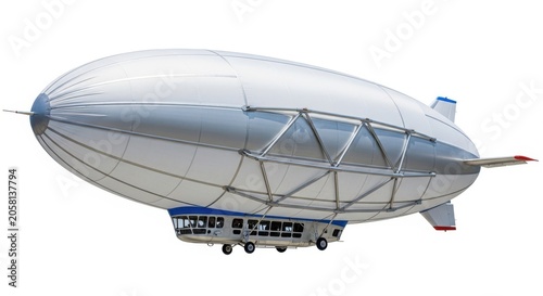 Airship, Dirigible, Blimp, Aircraft, Metallic Transport