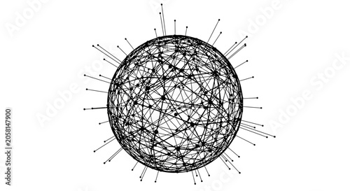 Network Globe Web Connections.