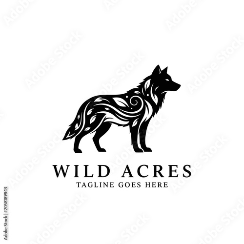 Decorative animal logo suitable for garden centers, landscaping services, and sustainable agriculture businesses.
