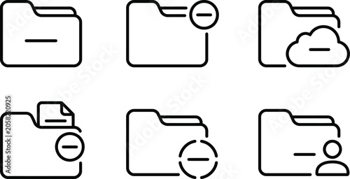 Foto Delete Icon Flat Vector Mobile UI Symbol for App and Web Interface Design