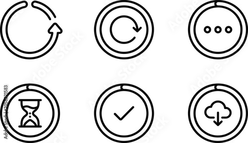 Φωτογραφία Microphone Icon Flat Vector Mobile UI Symbol for App and Web Interface Design
