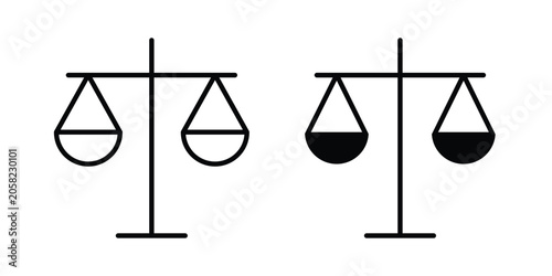 Tableau sur toile Balance icon