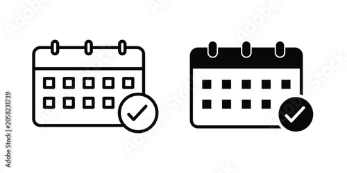 Konstfotografi Calendar check icon