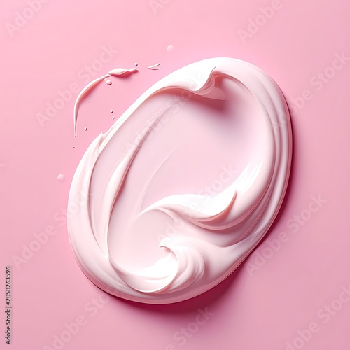 Creamy pink swirl texture
