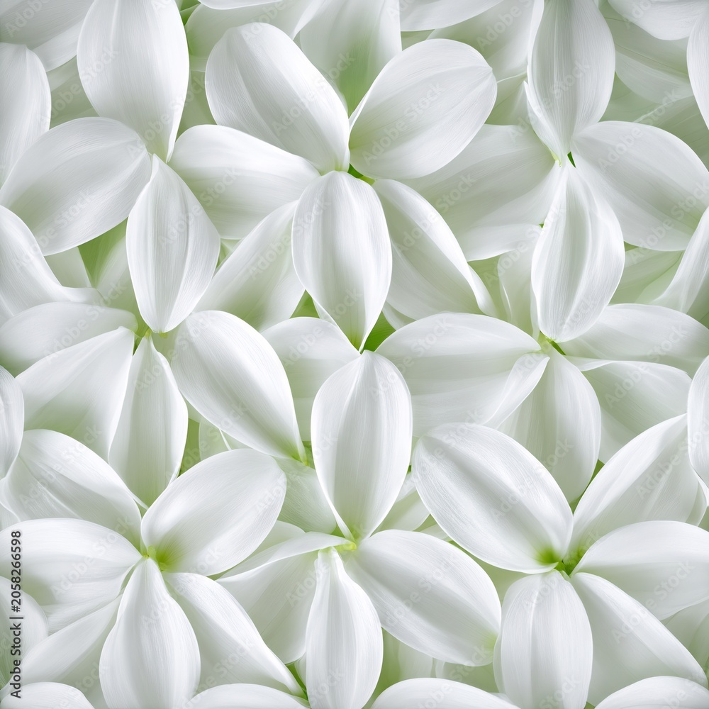 Fototapeta premium Macro photography of white dahlia petals creating geometric patterns floral art nature close-up view abstract design