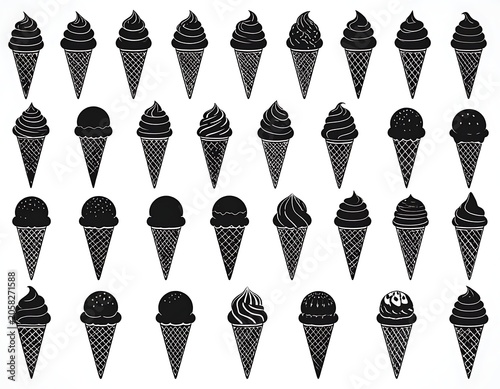Ice cream cone collection