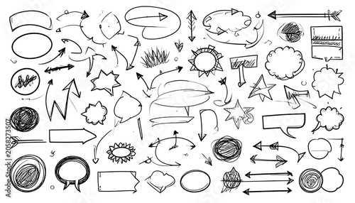 Hand-drawn doodle elements (3)