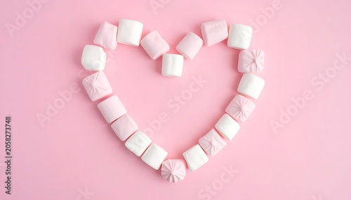 Heart shape, soft candies