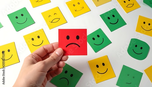Mood card selection