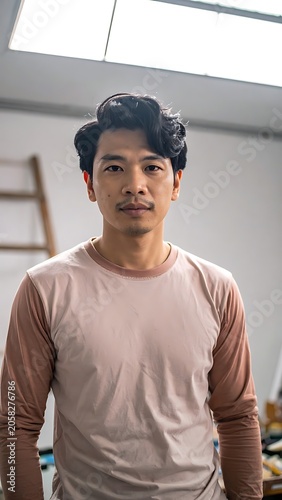 Man with dark hair