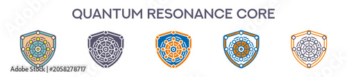 Foto Quantum Resonance Core Element For Design Graphic - Multi Styles