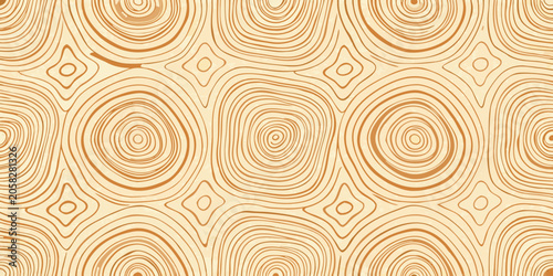 Foto Wood grain texture pattern seamless beige and brown illustration