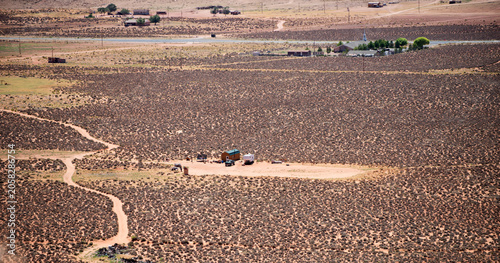 Canvastavla Native American life on a reservation in Arizona