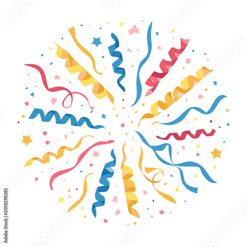 Geometric abstract swirl pattern vector
