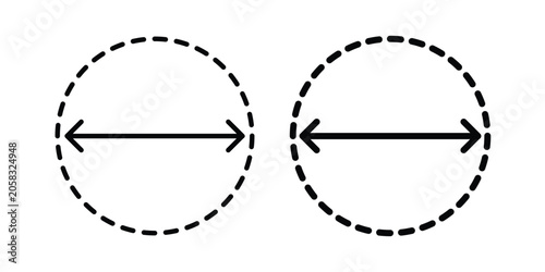 Foto Diameter icon
