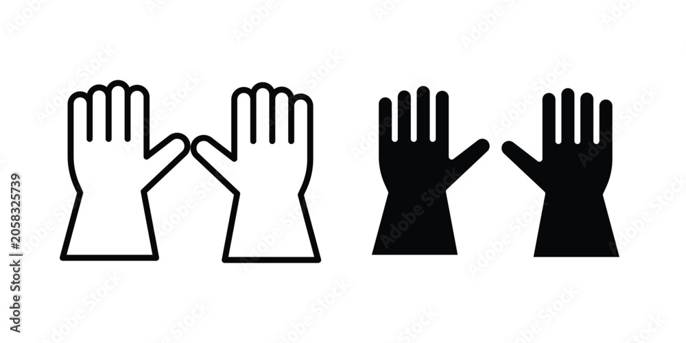 Obraz premium Gloves icon