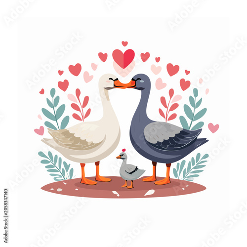Minimalist teapot with heart and leaf design