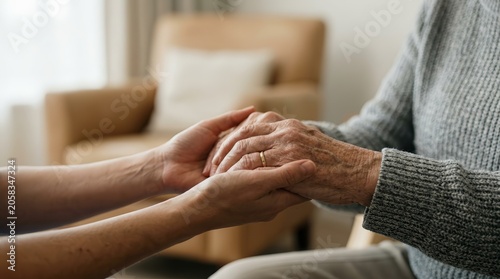 A psychologist offering grief support and mental health assistance to senior citizens.