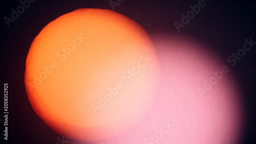 Orange and Pink Grain Background with Soft Glow and Modern Texture Design