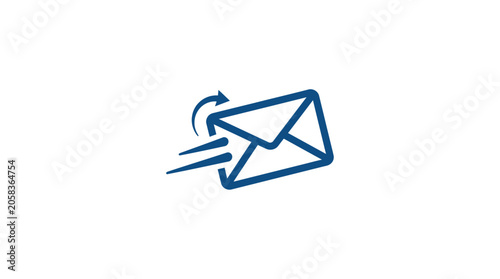 Fotografie Fast Email Communication Symbol Icon.
