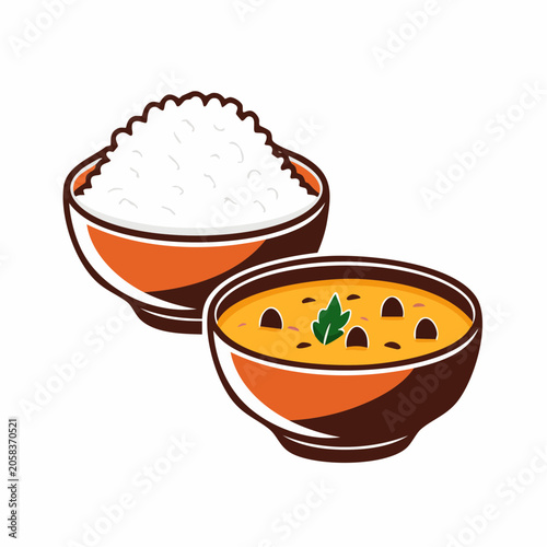 Bowl of Rice and Curry