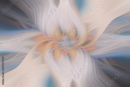Abstract background with radial, radiating, converging lines. Blur background texture of fractal design