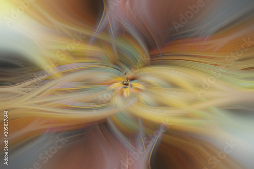 Abstract background with radial, radiating, converging lines. Blur background texture of fractal design