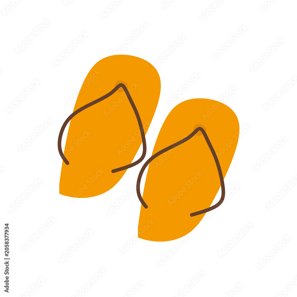 Obraz premium sandal icon design