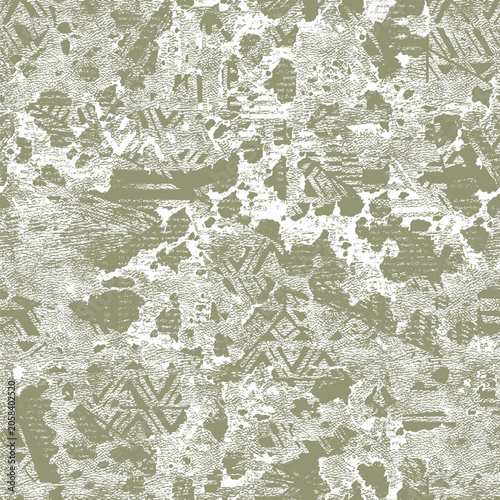 hand drawn modern design artistic illustration pattern. creative collage contemporary seamless pattern. fashionable template for design