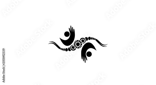 Foto Minimalist Rakhi Festival Icon Illustration