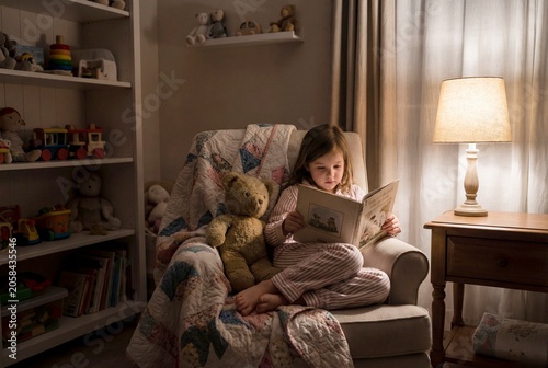 Cozy Evening Bedtime Story with Teddy Bear