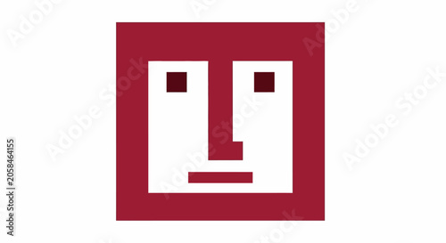 Photos Pixel art face icon