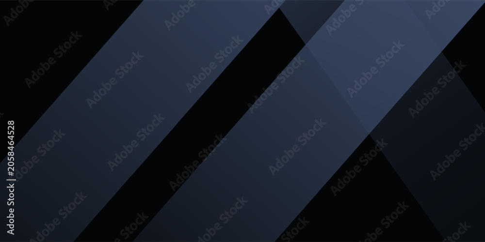 Obraz premium Modern black dark blue white abstract background. Minimal. Color gradient. Web banner. Geometric shape. 3d effect. Lines stripes triangles. Design. Futuristic. Metal metallic effect. Luxury. Simple.