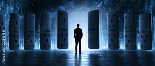 Domino effect of leadership strategy in business chain reaction risk management insights from a futuristic environment