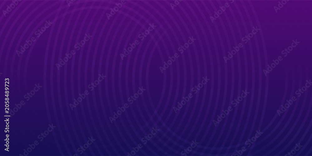 Obraz premium Abstract radial line background with modern circular patterns and vivid purple color palette.
