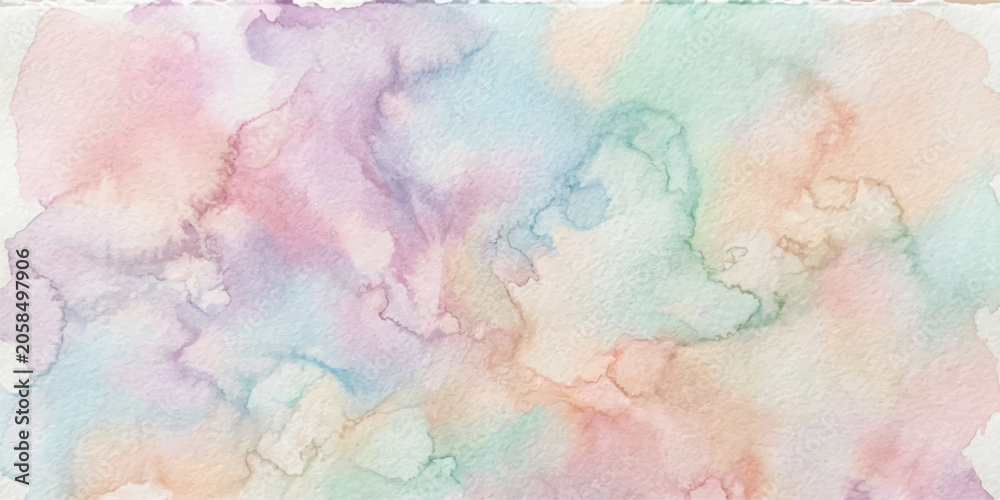 Fototapeta premium Hand painted watercolor abstract texture in pastel hues with watercolor abstract background artistic colorful creative wallpaper backdrop delicate illustration painting composition