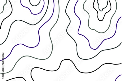 Φωτογραφία Topographic Map Contour Lines