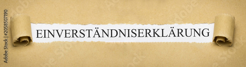 Canvas Print Einverständniserklärung